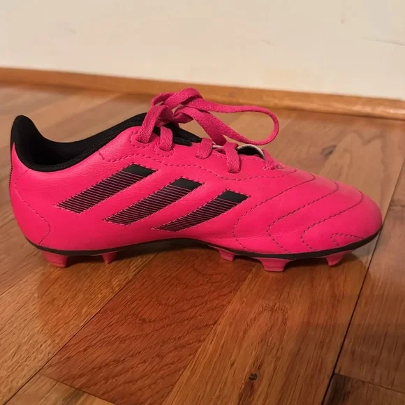 Adidas Pink Soccer Cleats Girls 13K - Picture 6 of 10